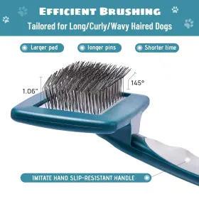 740727369119 Y.C-TOGET Poodles Doodles Brush Slicker Curly #2