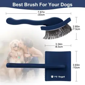 740727369164 Y.C-TOGET Slicker Brush Goldendoodle Poodle Dogs #2