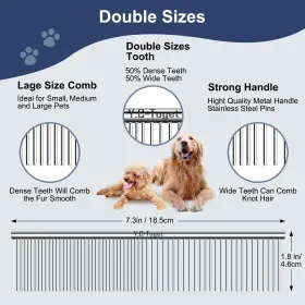 740727369164 Y.C-TOGET Slicker Brush Goldendoodle Poodle Dogs #3