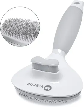 313111313342 YIEFUR Cat Hair Brush Shedding Silicone Cleaning