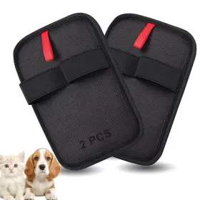 KJ001 YIKUHOT Pet Hair Removal Glove Cats Dogs Electrostatic