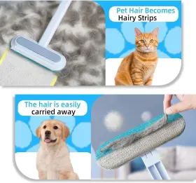 MS001 YLNANMI Pet Hair Remover Couch Carpet Rake Removal #3