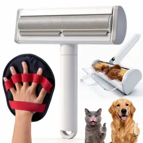 771077491601 YOIOYMS Pet Hair Removal Set Glove Dogs Cats