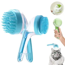 313114815867 YONYNN Pet Bath Brush Shampoo Dispenser Dog
