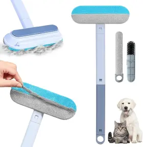 PHRB01 YOPOLL Pet Hair Remover Handle Dog Brush