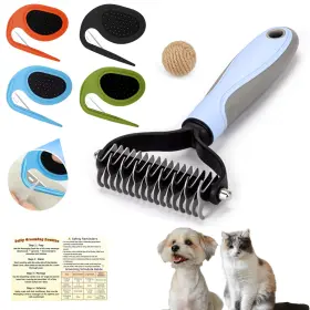 YT02-C-02-US YTARAHUB Cat Dog Knotting Comb Set Kit
