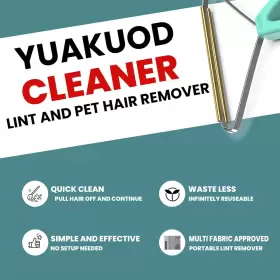 DHR-001 YUAKUOD Pet Hair Remover Fabric Edge Carpet Scraper #2