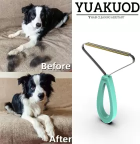 DHR-001 YUAKUOD Pet Hair Remover Fabric Edge Carpet Scraper #3