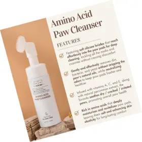 AAPC-YG150E YUKIMI Amino Acid Paw Cleanser Silicone Bristle #2