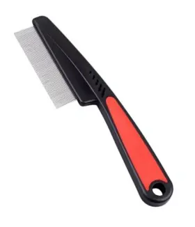 661918857645 YUMFLAN Flea Comb Rubber Handle Dogs Cats