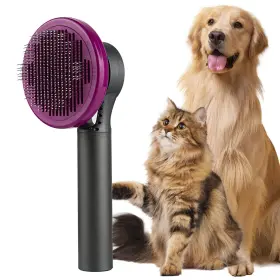 787056718737 YUNOENTONA Dog Brush Shedding Deshedding
