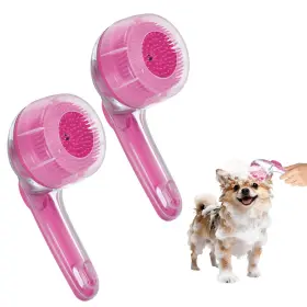 614553482574 ZAPLYTE Pet Bath Brush Bristled Bubble Maker