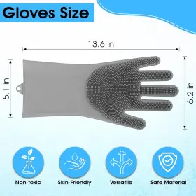 313103746707 ZENELANEP Pet Dog Washing Gloves High Density #2