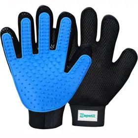 721750332196 ZEPETZ Functional Pet Hair Remover Gloves Gentle