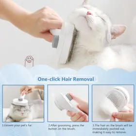 786051364703 ZEWZE Cleaning Cat Brush Air Cushion Massager #3