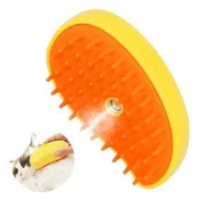 787380388743 ZHUISOUG Steamy Cat Brush Massager Shedding #2