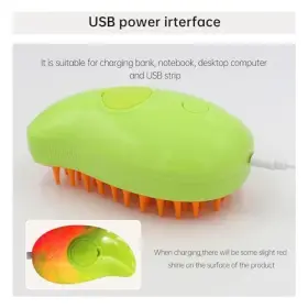 787380388750 ZHUISOUG Cat Steam Brush Shedding Steamy Hair #2