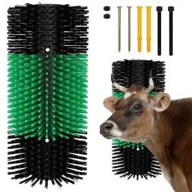 313025951913 ZHUOLELE Livestock Scratching Brush Screws Horse