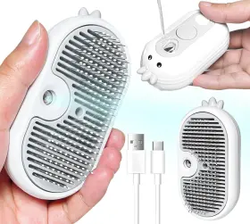 313047757753 ZI HAN XIONG Cat Steam Brush Defur Comb Hair