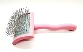 046139982572 ZOLITTA Pink Pretty Slicker Brush Dog