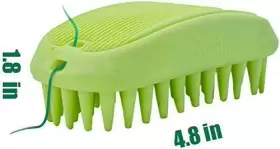 717332140884 ZOOPOLR Pet Silicone Shampoo Brush Hair Dogs #2
