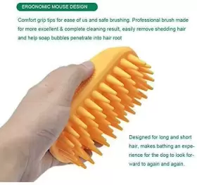 717332140884 ZOOPOLR Pet Silicone Shampoo Brush Hair Dogs #3