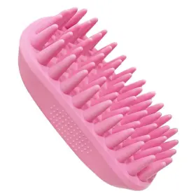 787870988194 ZOOPOLR Pet Silicone Shampoo Brush Hair Pink #2