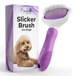 Poodle Slicker Brush For Dogs, Cats & Rabbits - Grooming Matted Fur. Fixed Price $29.99.