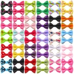 Yaka 60pcs (30 Paris) Cute Puppy Dog Small Bowknot Hair Small, Multi-colored. Fixed Price $11.94.