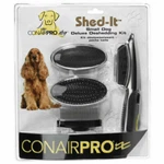 Conairpro Dog Shed-it Small De-shedding Grooming Tool Kit. Fixed Price $25.46.