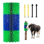 Vevor Livestock Scratching Brush 16.9" Cattle Horse Cow Itch Relief Green/blue. Fixed Price $16.99.
