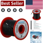 18 Gauge Silicone Rubber Wire Spool - 100 Ft Black, Ideal For Extreme Conditions. Fixed Price $34.99.