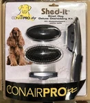 Conair Pro Dog Shed-it Small De-shedding Grooming Tool Kit. Fixed Price $19.99.