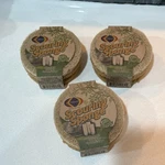 Eco Friendly Scouring Sponge 3 Pack Non Scratch Kitchen Scrub Pads Natural Fiber. Fixed Price $12.00.