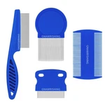 Gnawrishing Flea Comb 4pcs With High Strength Teeth 7.08 * 1.18 Inch, 4pack. Fixed Price $8.14.