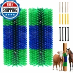 Tagysh Livestock Scratching Brush 2-pack Heavy-duty Farm Animal Self-grooming. Fixed Price $53.18.