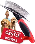 Dog Slicker Brush - Large Protective Ball Tipped Pins Massages Pet Skin P.... Fixed Price $37.31.