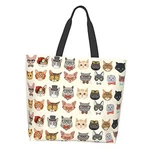 Tote Bag For Women,cute Purse Gifts Cat Lovers,kitty Print Funny. Fixed Price $24.53.