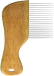Omnipet Wooden Handle Comb For Grooming Long Haired Cats & Dogs - Pet Detangler. Fixed Price $14.94.