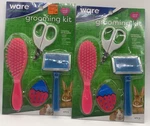 2pk Ware Pet Products Grooming Kit Slicker Brush, Soft Clippers, Chew Toy. Fixed Price $22.95.