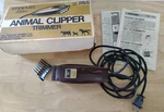 Vtg Stewart Oster Animal Clippers Dog Horse Ssc-25 W/ 1 1/4 Comb Tested Works. Fixed Price $23.75.