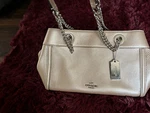 Never Used! Clean Authentic Coach Brooke Chain Carryall Satchel Bag F39019. Fixed Price $110.00.