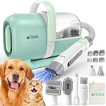 Afloia 6-in-1 Dog Grooming Kit, Pet Vacuum For Medium, Green. Fixed Price $128.99.