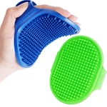 2 Pack Dog Grooming Brush, Premium Soft Silicone Pet Bath Brushes With Adjustabl. Fixed Price $9.38.