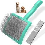 2pcs Slicker Brush For Dogs & Pet Comb,professional Dog Grooming (golde.... Fixed Price $22.49.