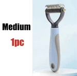 Dog Deshedding Comb Grooming Rake Brush Medium Golden Retriever Blue/gray 17cm. Fixed Price $12.99.