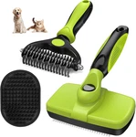3pcs Self Cleaning Slicker Brush & Pet Grooming Rake Bath For Dogs,cats. Fixed Price $21.99.