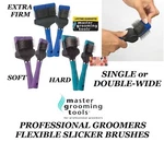 Master Grooming Tools Flexible Slicker Brush Reg&wide Flex*compare To Les Poochs. Fixed Price $16.99.