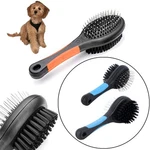1 Dog Cat Grooming Tool Double Sided Bath Brush Shedding Bathing Pet Supplies. Fixed Price $7.22.