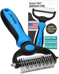Maxpower Pet Grooming Brush Double-sided Deshedding Tool Dogs Cats Sheeding. Fixed Price $19.66.